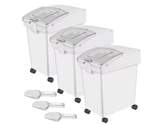 6.6 Gallon Ingredient Storage Bin 3 Piece Set FK11923