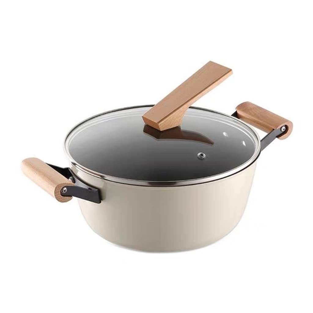 Pot Set Wok Soup Milk Cast Iron Chinese 3-piece With Cover Kitchen Cooking