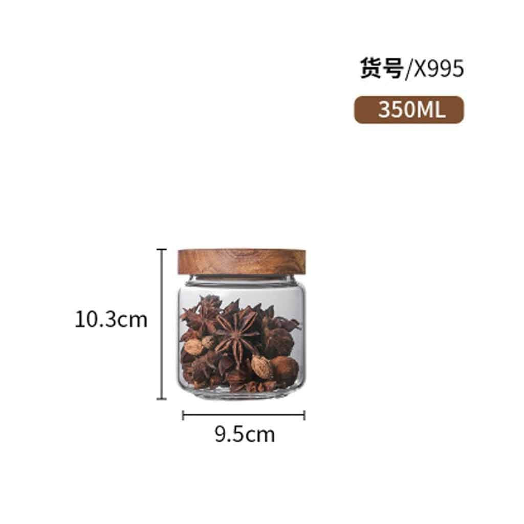 Glass Food Storage Jar with Sealed Lid