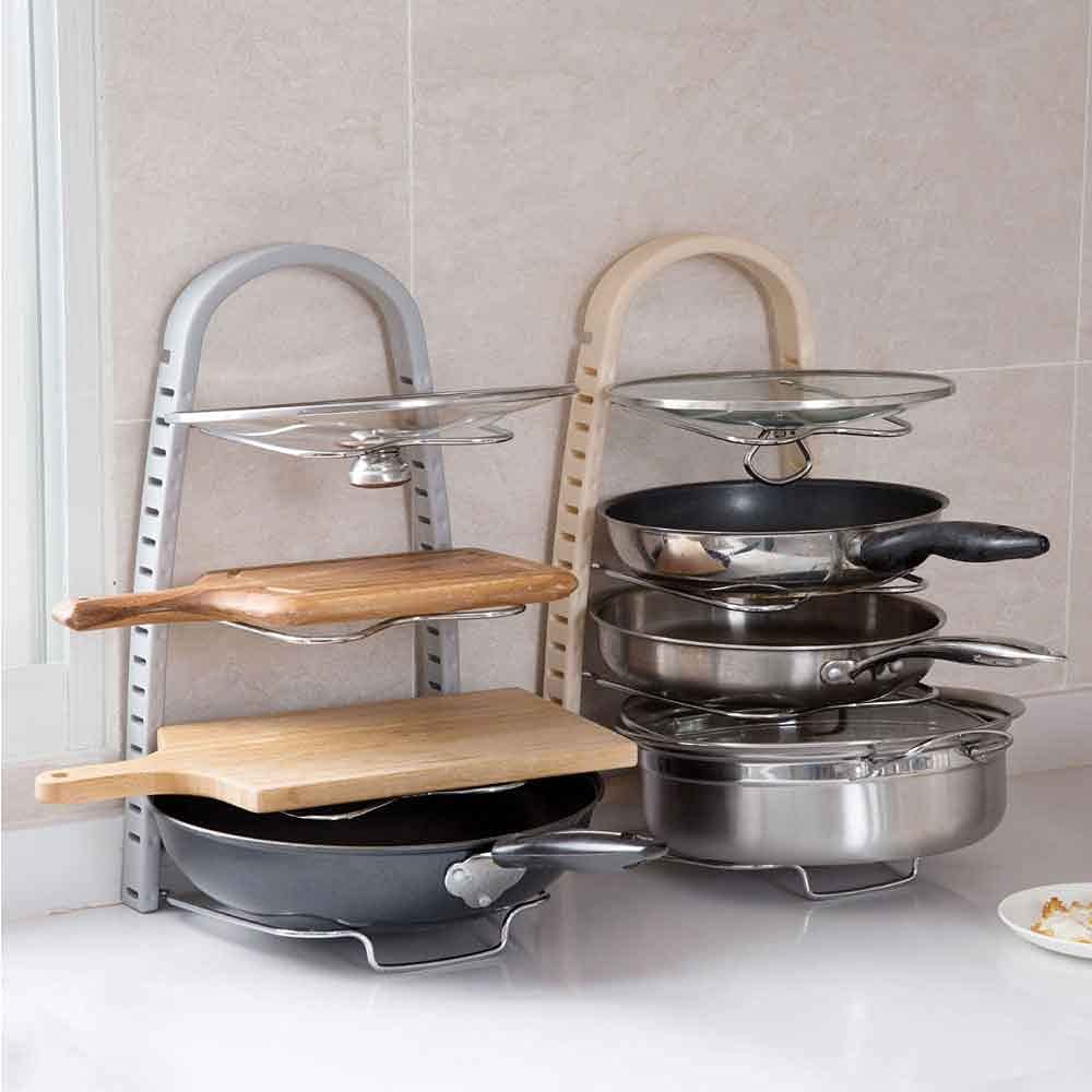 Kitchen Pots & Pans Storage Rack Holder