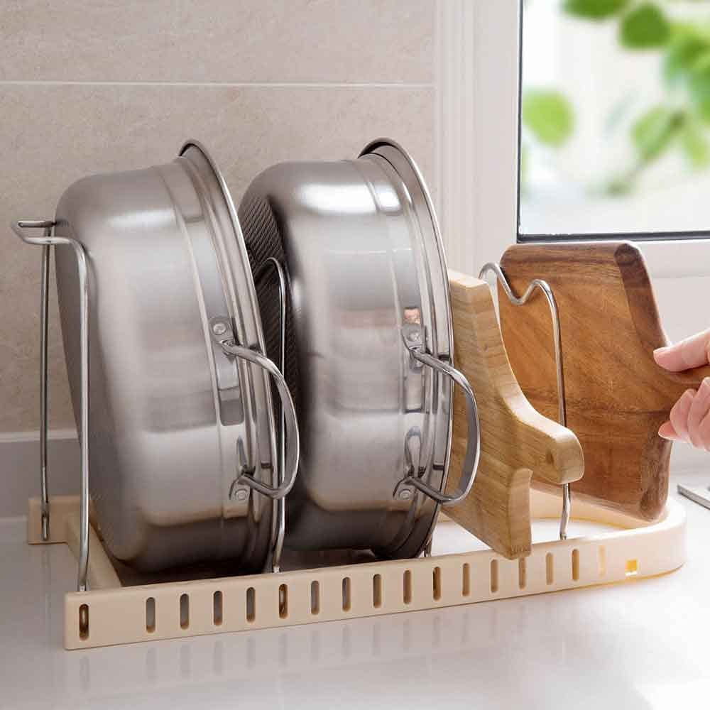 Kitchen Pots & Pans Storage Rack Holder