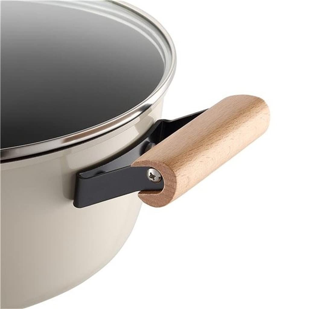 Pot Set Wok Soup Milk Cast Iron Chinese 3-piece With Cover Kitchen Cooking