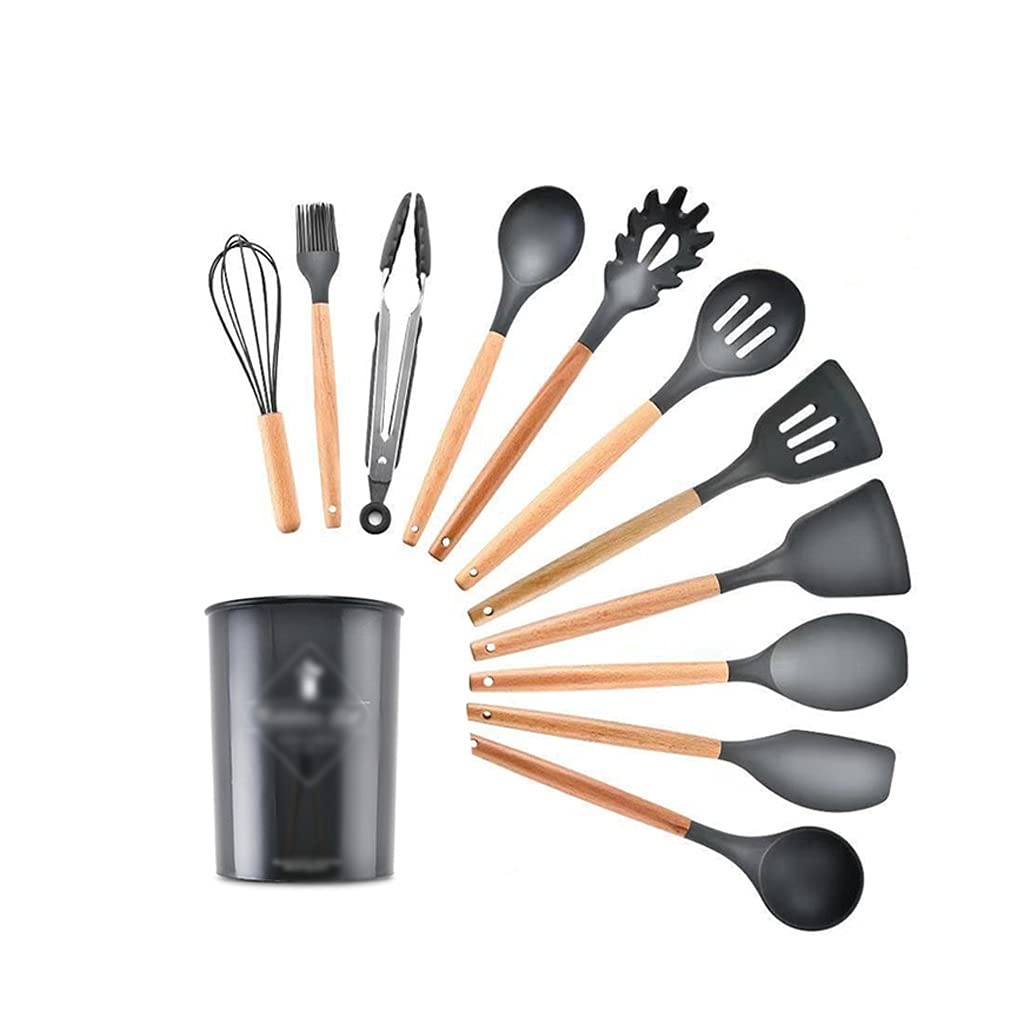Silicone Kitchen Utensil Set with Storage Box