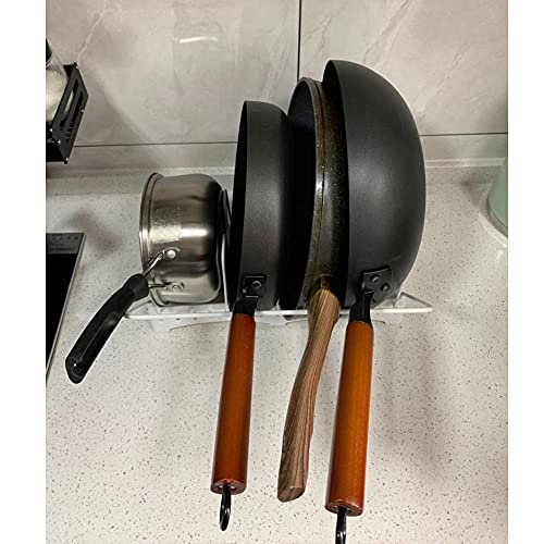 Adjustable Stainless Steel Pot Lid & Dish Rack Organizer
