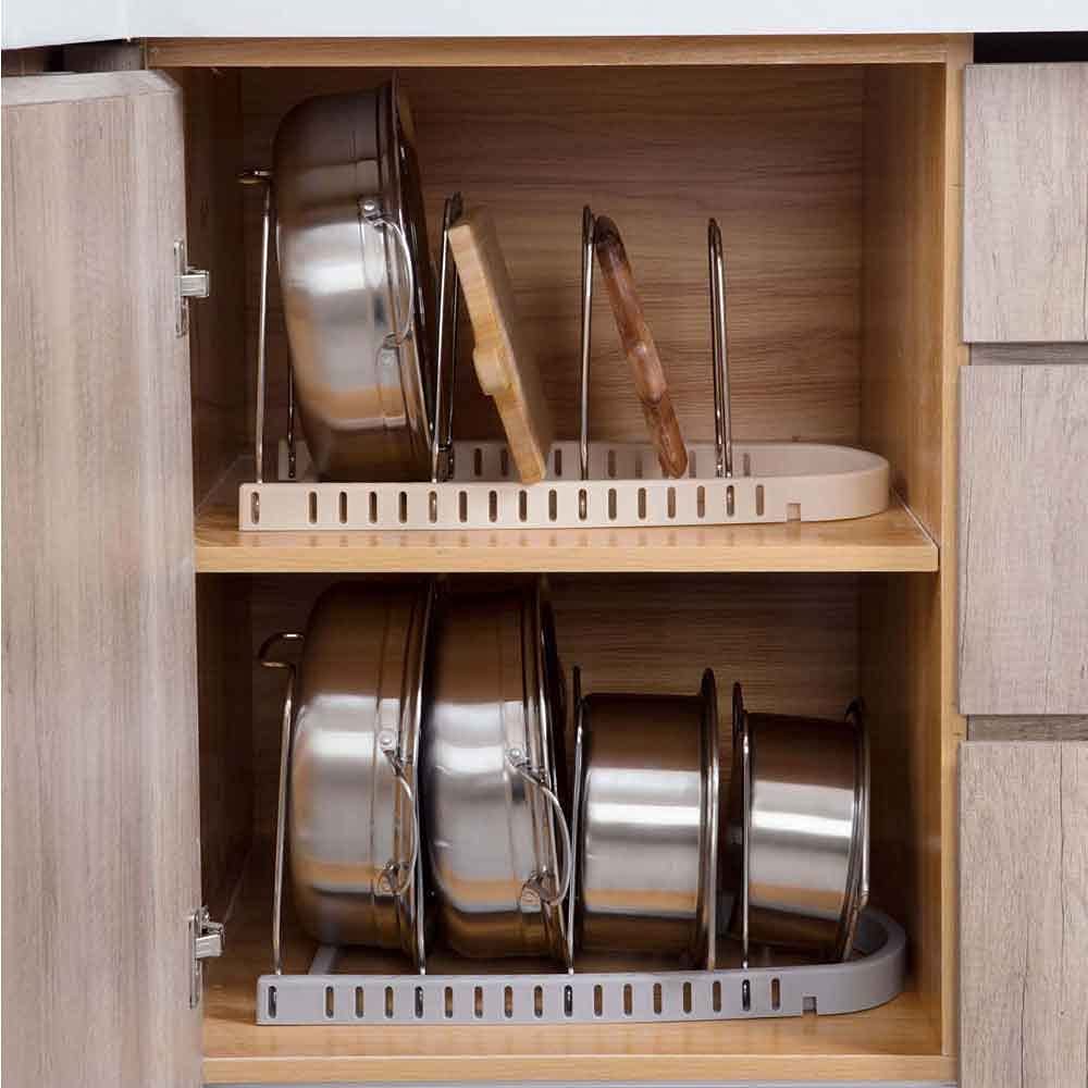 Kitchen Pots & Pans Storage Rack Holder