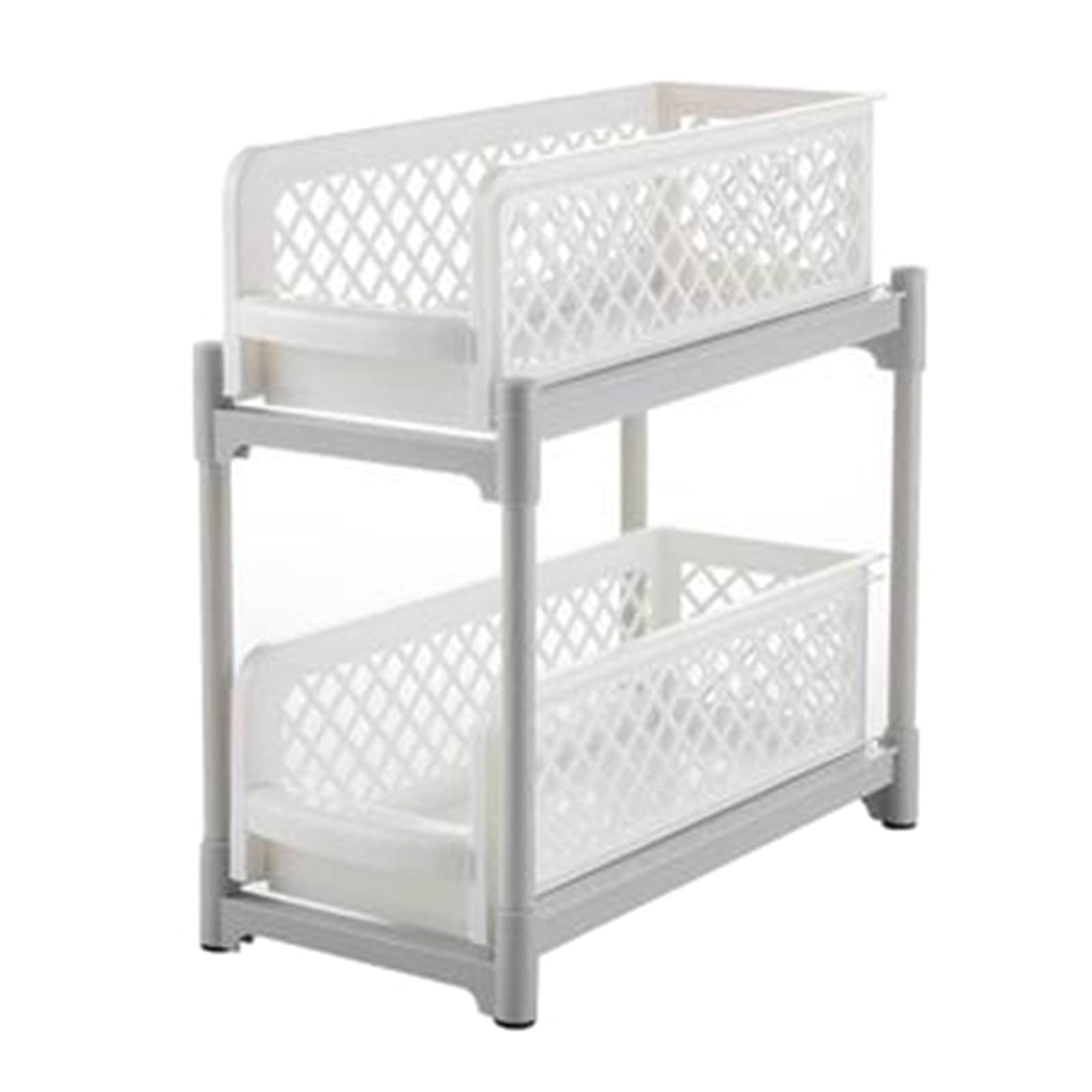 2-Tier Sliding Under Sink Storage Organizer