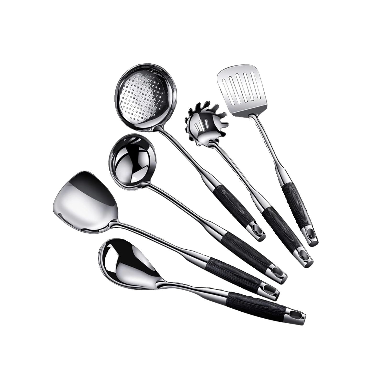 6-Piece Stainless Steel Kitchen Utensil Set