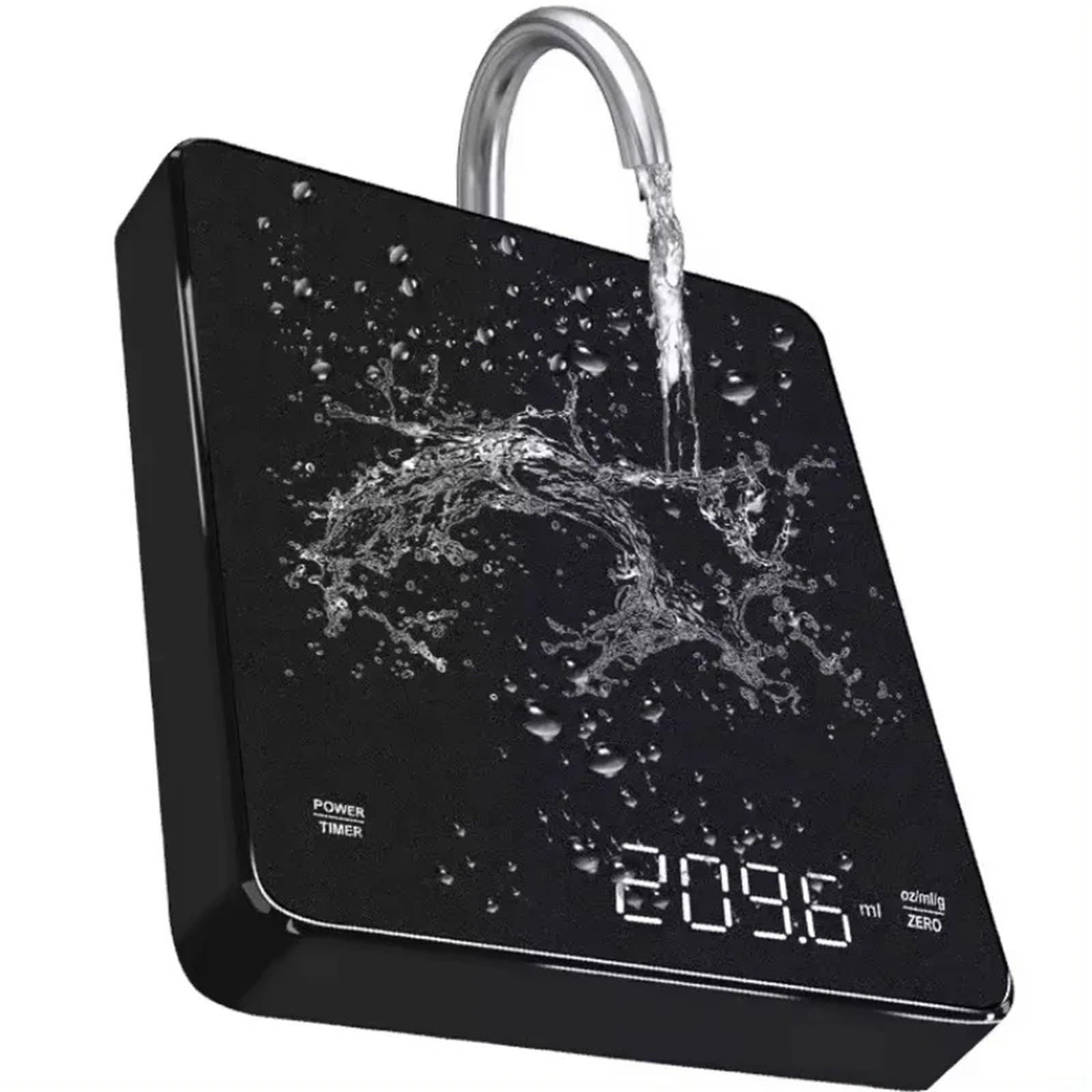Rechargeable Digital Coffee Scale with Timer (3kg/0.1g)