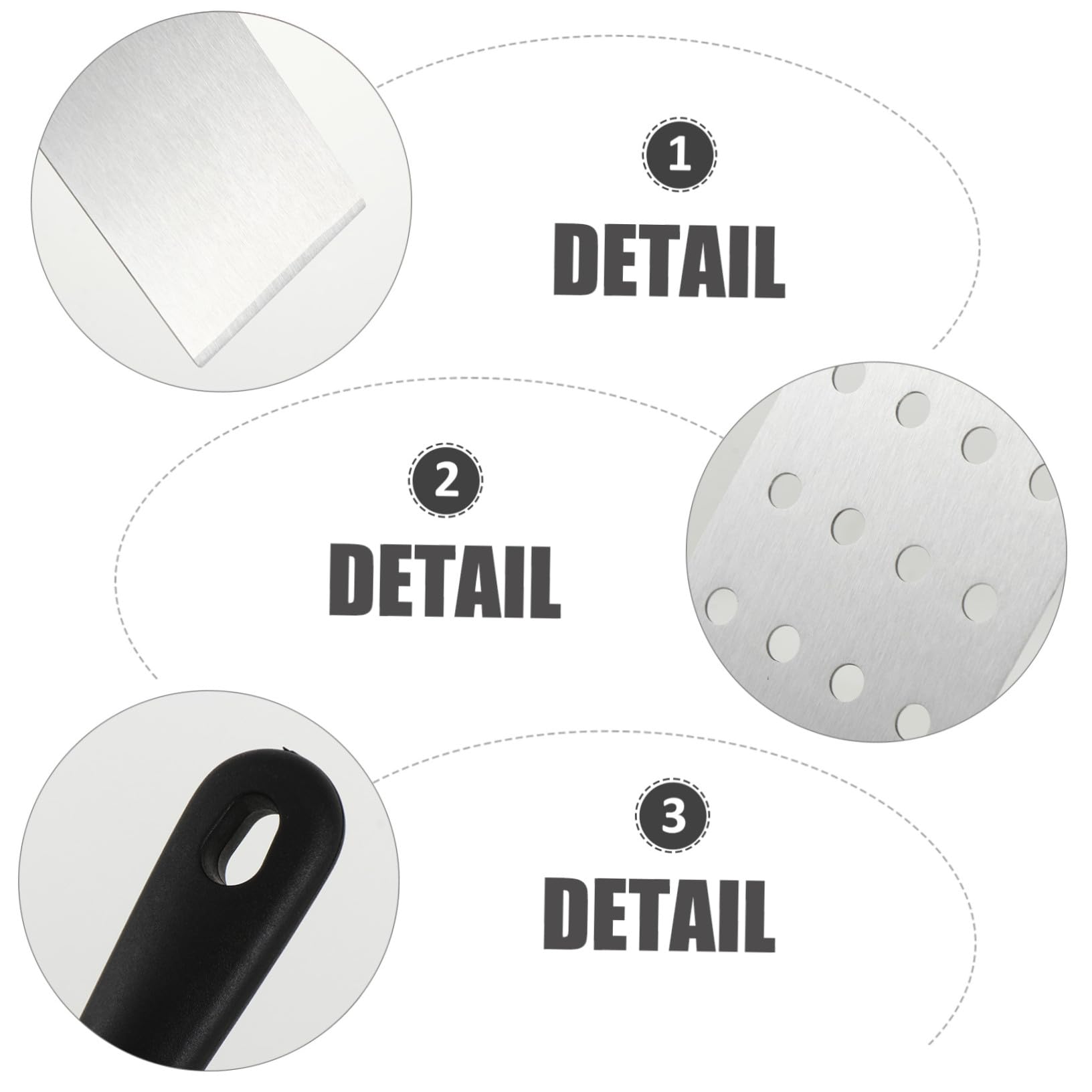 5-Piece Stainless Steel Pizza Peel Set