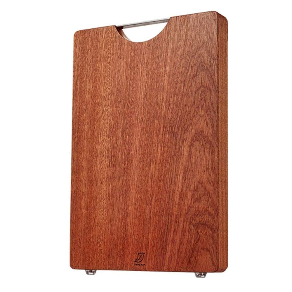 Large Bamboo Cutting Board with Compartments & Juice Groove