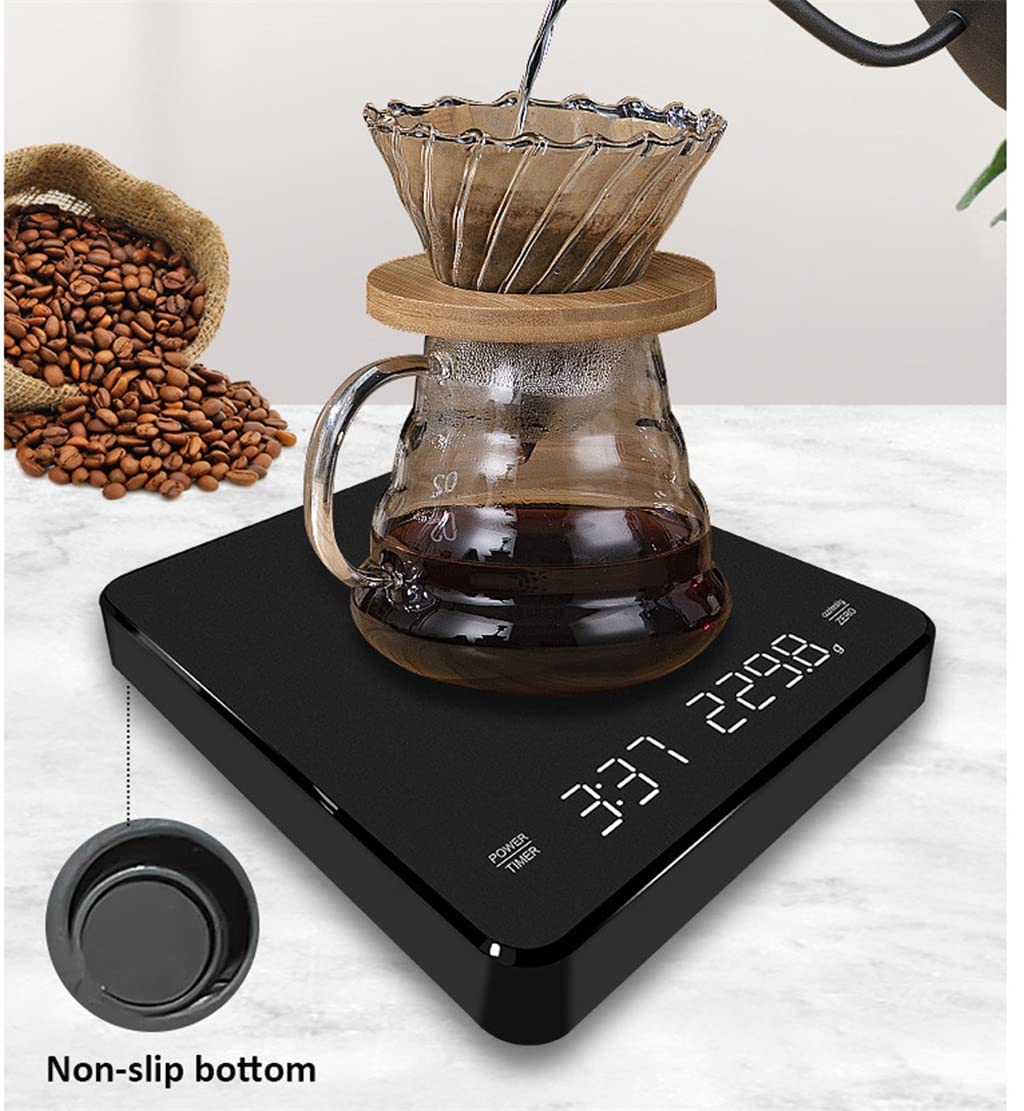 Smart Coffee Scale with Timer & LED Display (3kg)