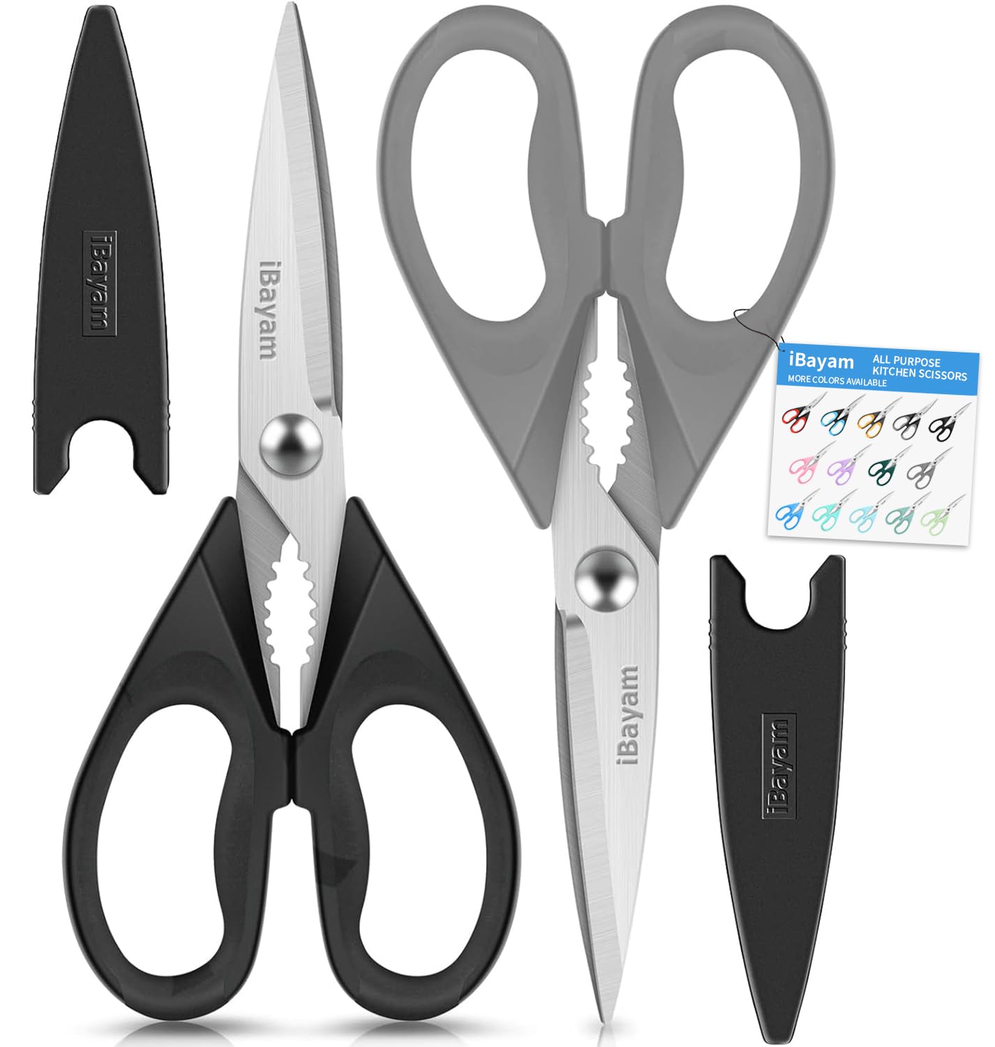 2-Piece Heavy-Duty Kitchen Scissors Set