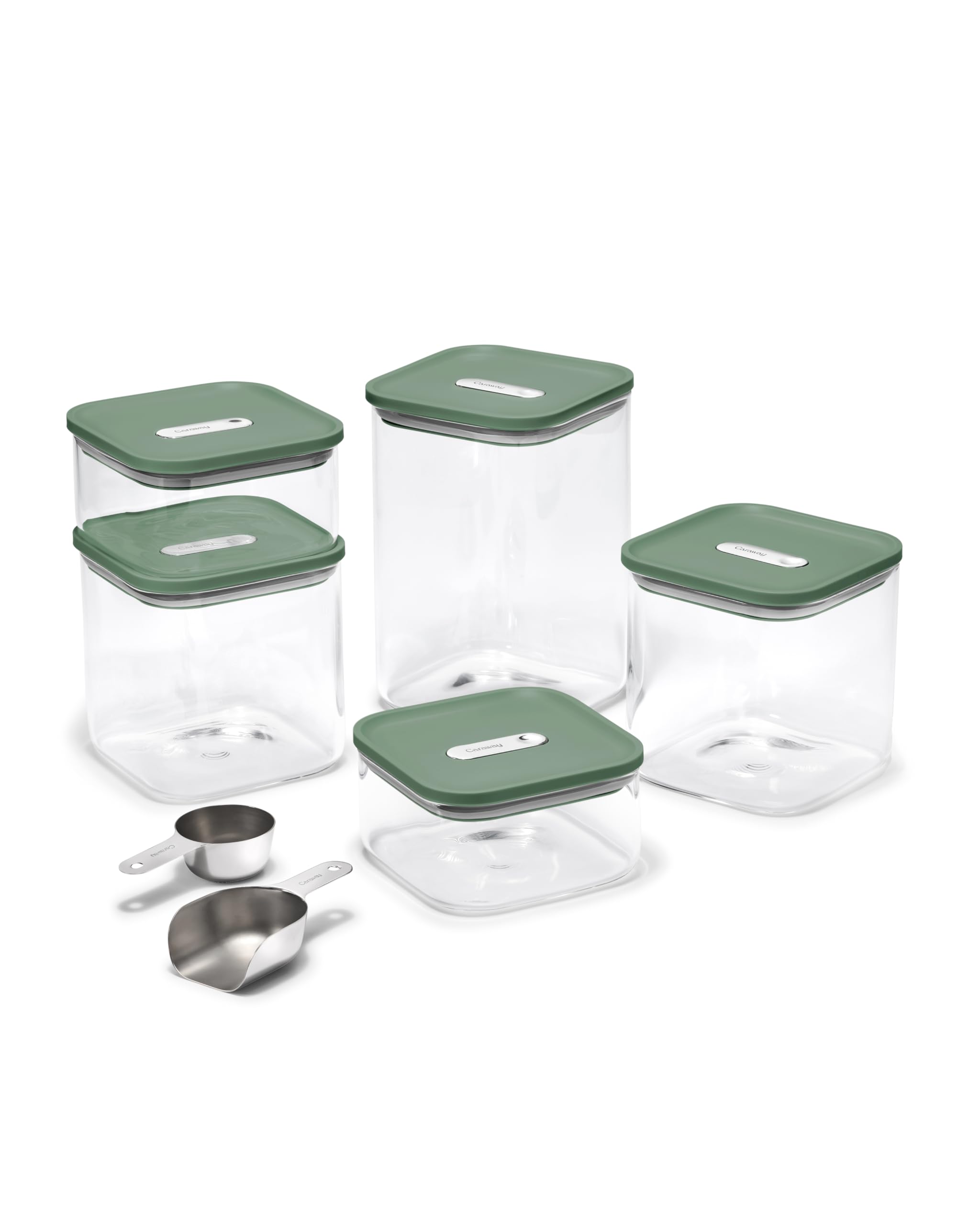 Caraway Glass Airtight Food Storage Containers with Lids