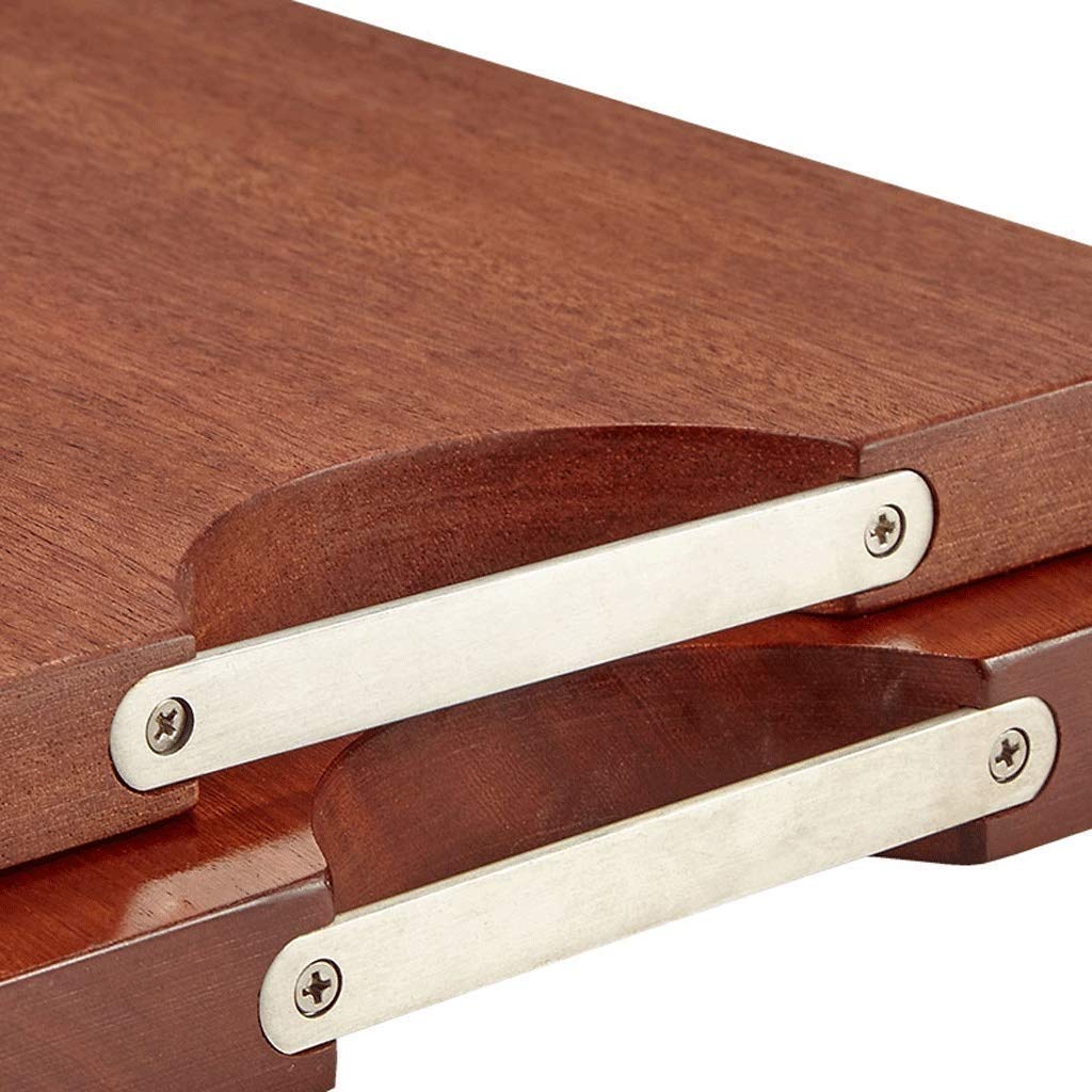 Large Bamboo Cutting Board with Compartments & Juice Groove