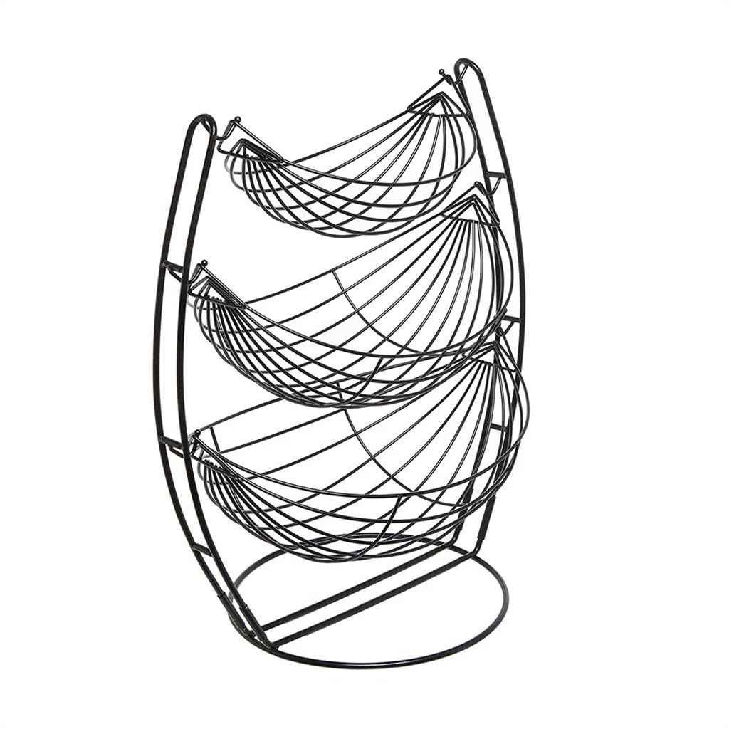 3-Tier Metal Fruit Basket Stand