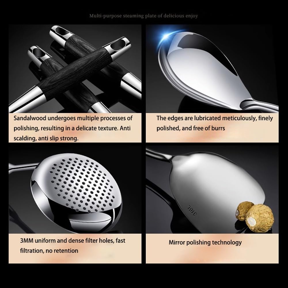 6-Piece Stainless Steel Kitchen Utensil Set