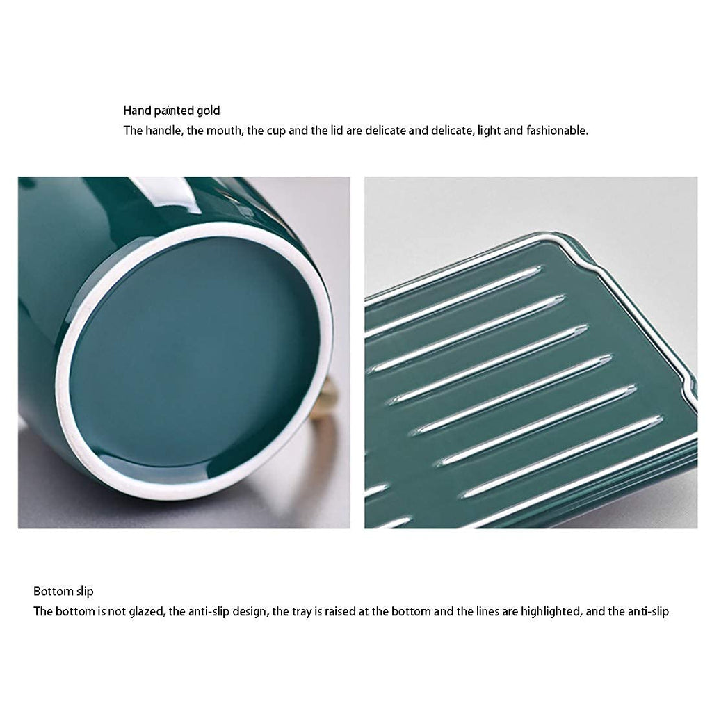 8-Set Porcelain Coffee Cup & Saucer Set