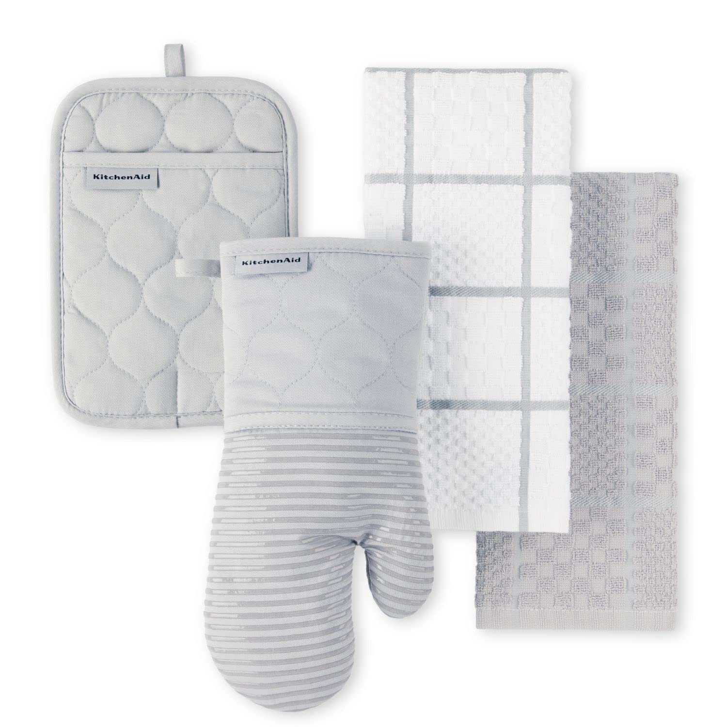 4-Piece Kitchen Linen & Oven Mitt Set
