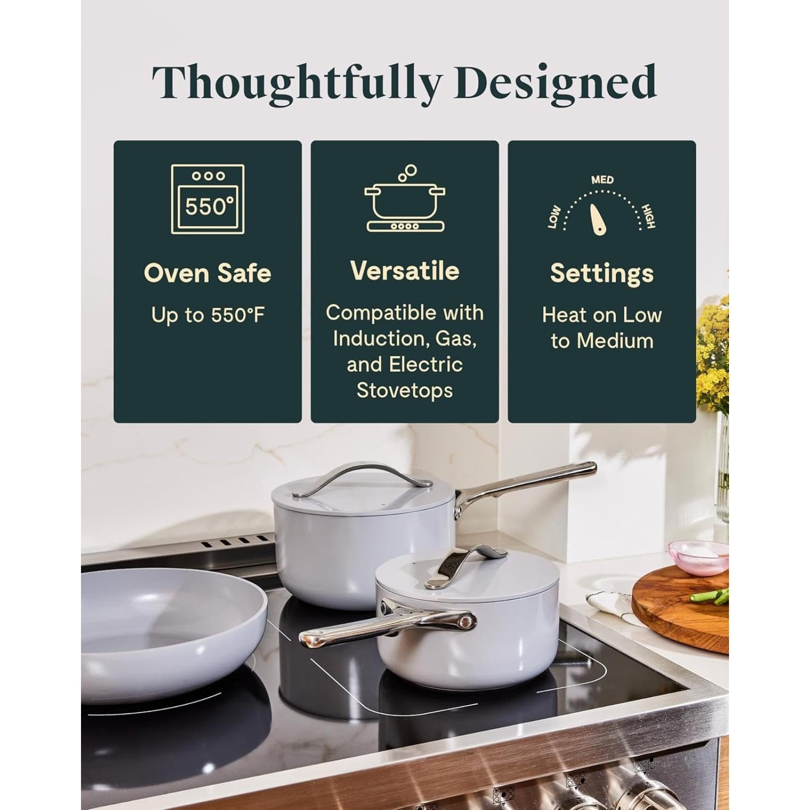 12-Piece Nonstick Ceramic Cookware Set