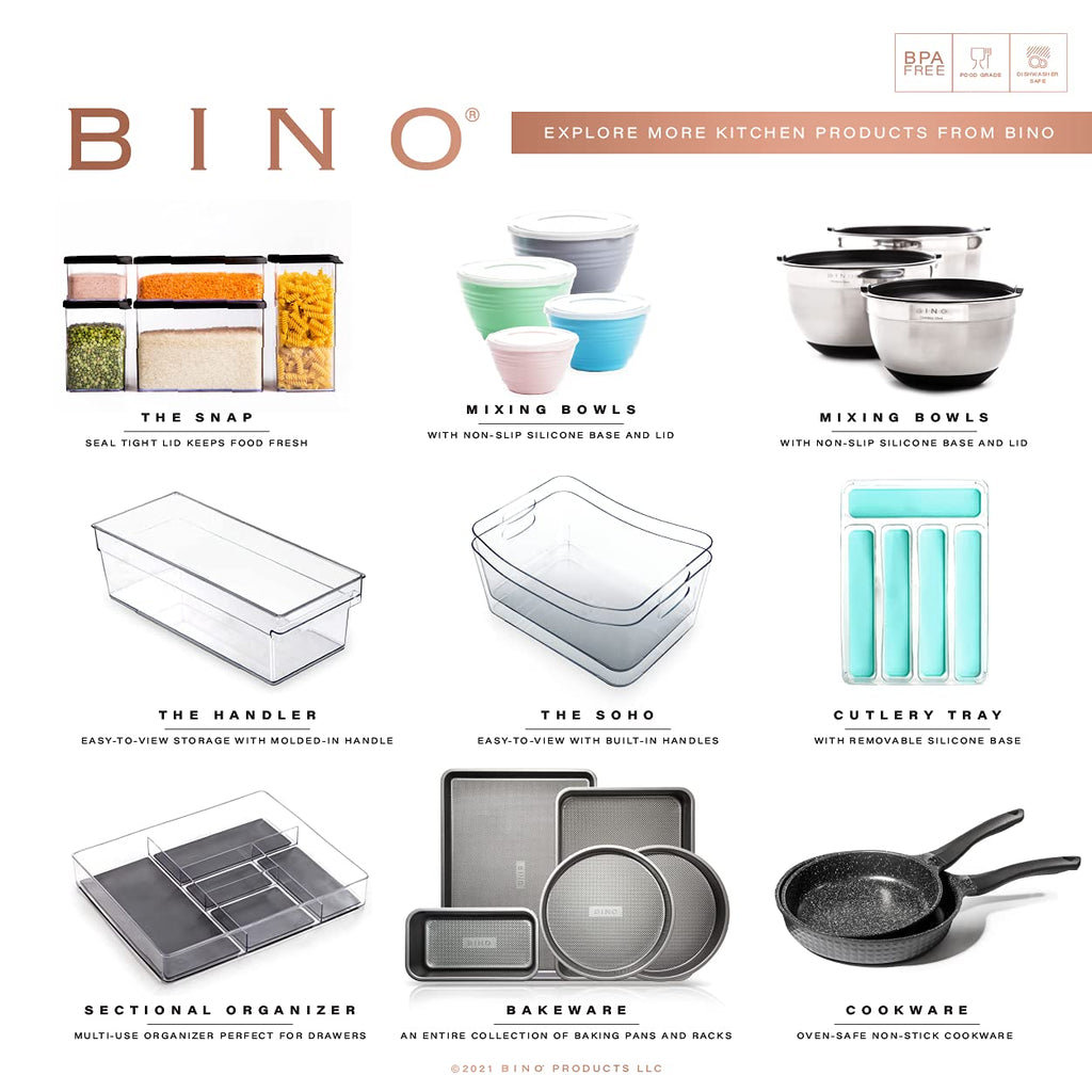 Plastic Storage Organizer Bin with Handles