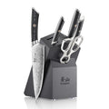 6-Piece Damascus Steel Knife Block Set