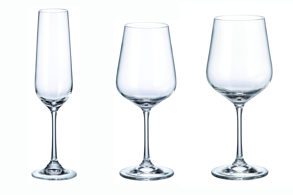 18-Piece Crystal Stemware Set (16 oz)