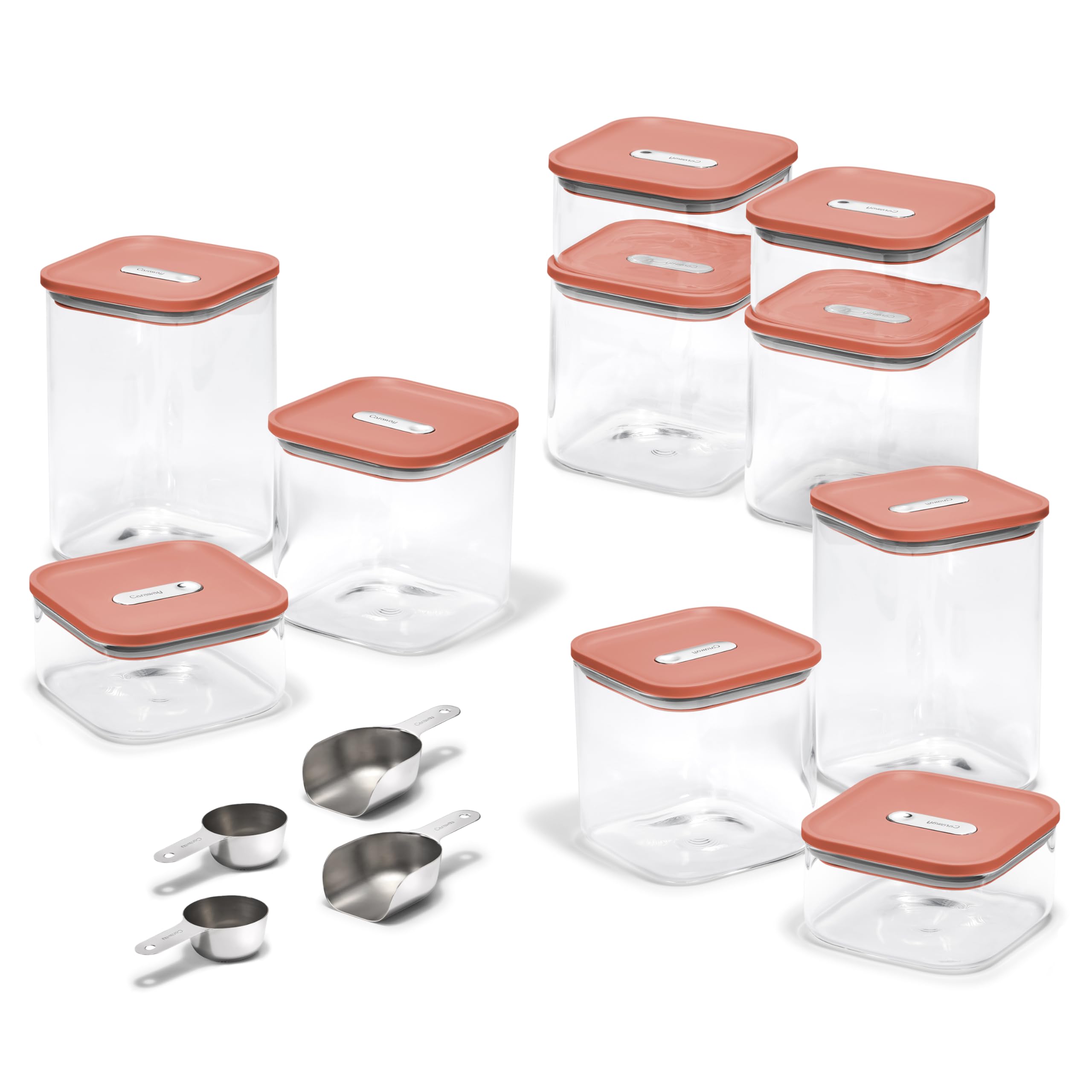 Caraway Glass Airtight Food Storage Containers with Lids