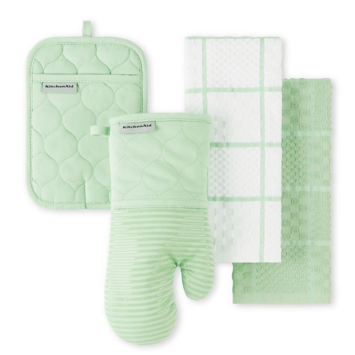 4-Piece Kitchen Linen & Oven Mitt Set