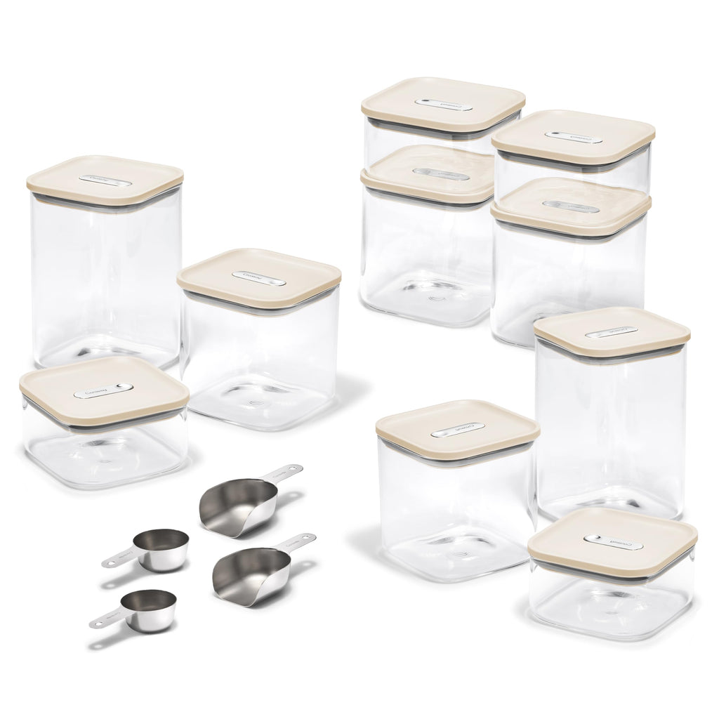 Caraway Glass Airtight Food Storage Containers with Lids
