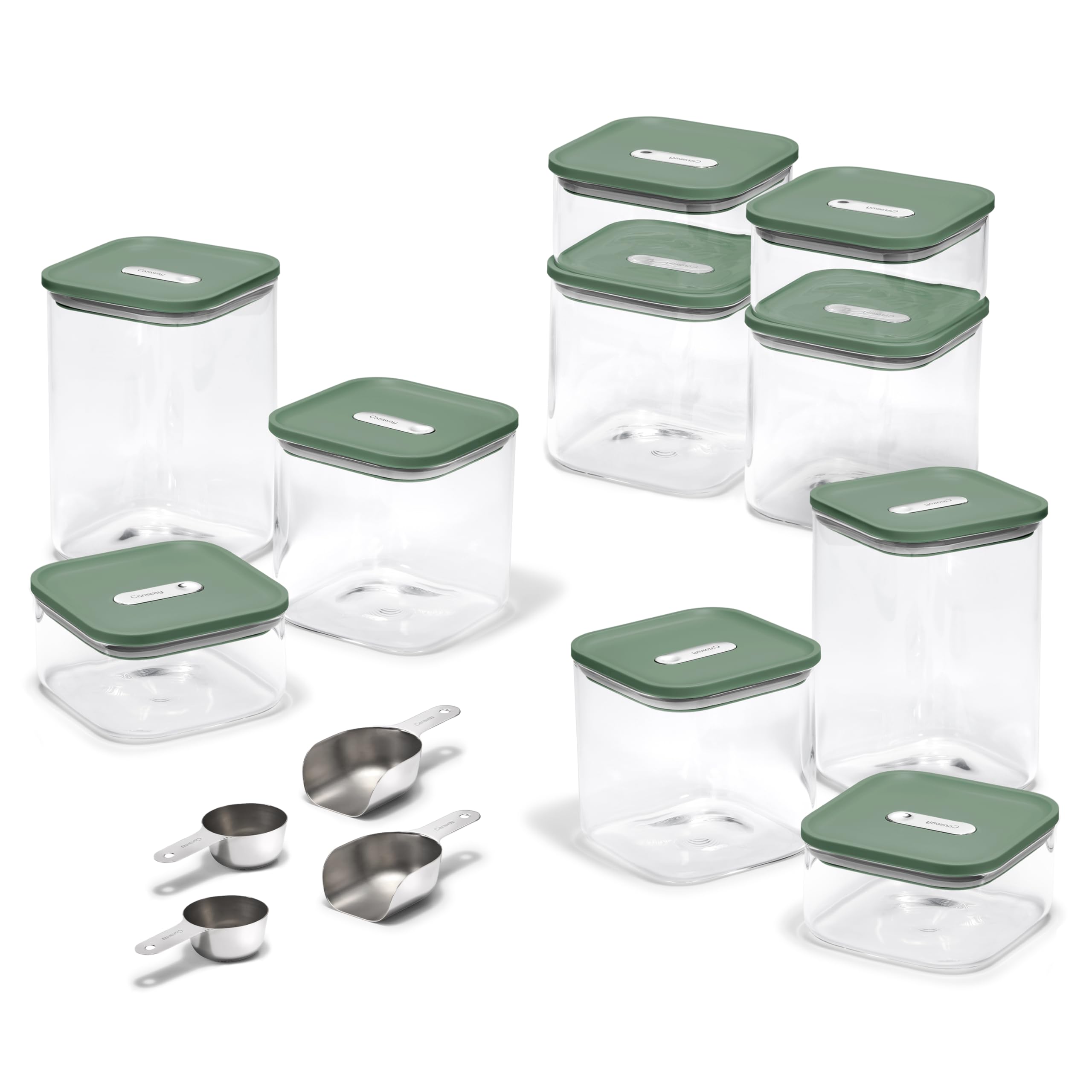 Caraway Glass Airtight Food Storage Containers with Lids