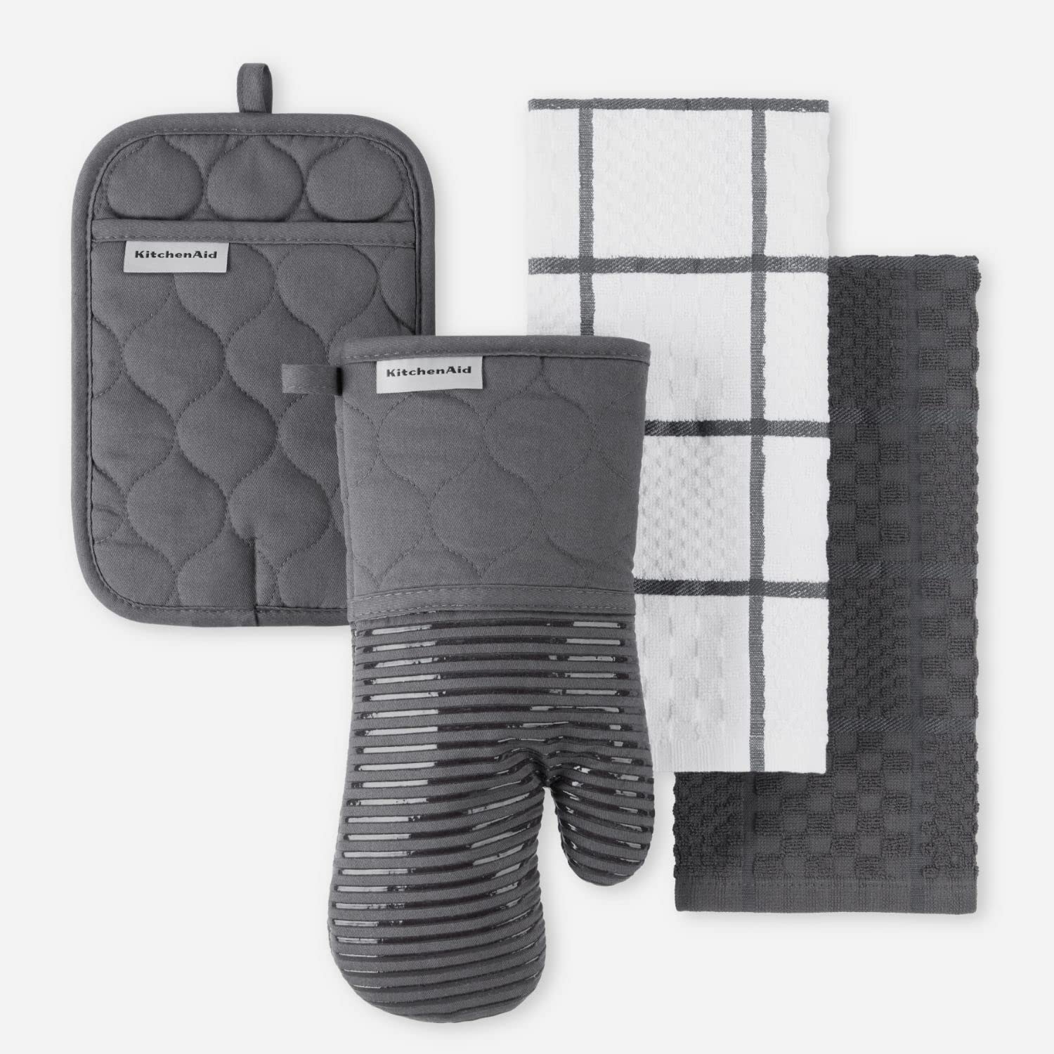 4-Piece Kitchen Linen & Oven Mitt Set