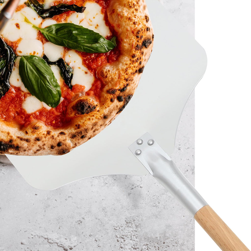 2-Piece Pizza Peel & Cake Cutter Set