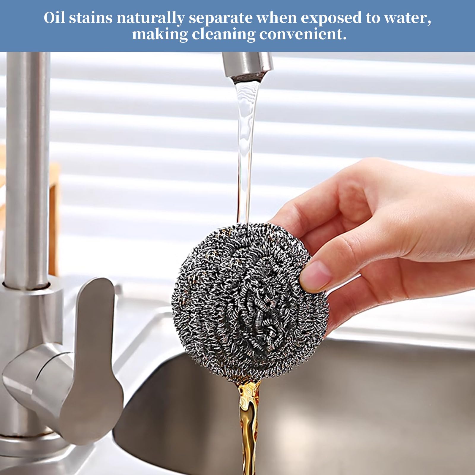 Stainless Steel Scrubbing Pad Set