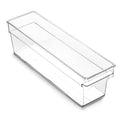 Plastic Storage Organizer Bin with Built-In Handle