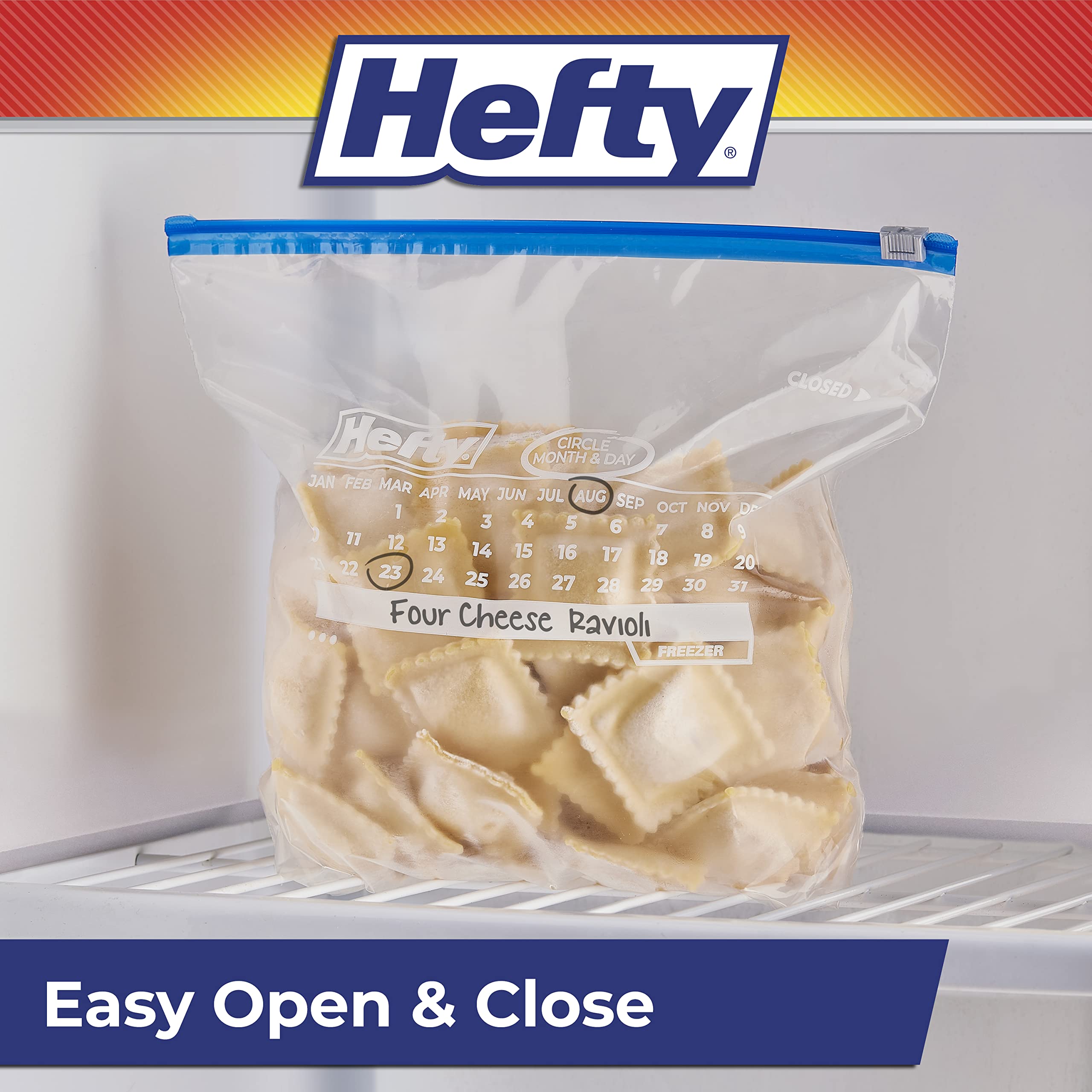 100-Piece Gallon Freezer Slider Bags