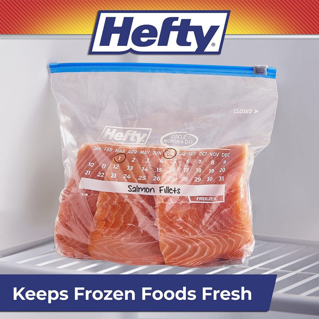 100-Piece Gallon Freezer Slider Bags