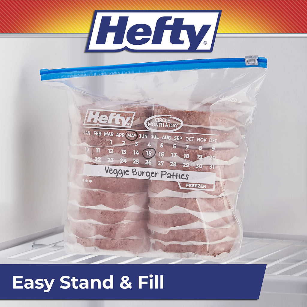 100-Piece Gallon Freezer Slider Bags