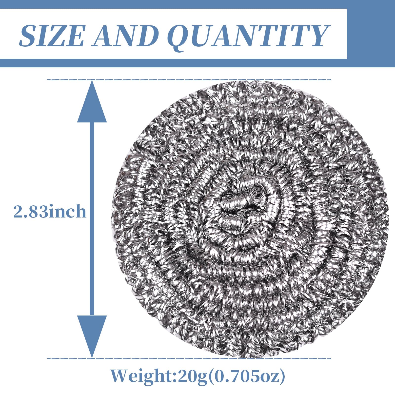 Stainless Steel Scrubbing Pad Set