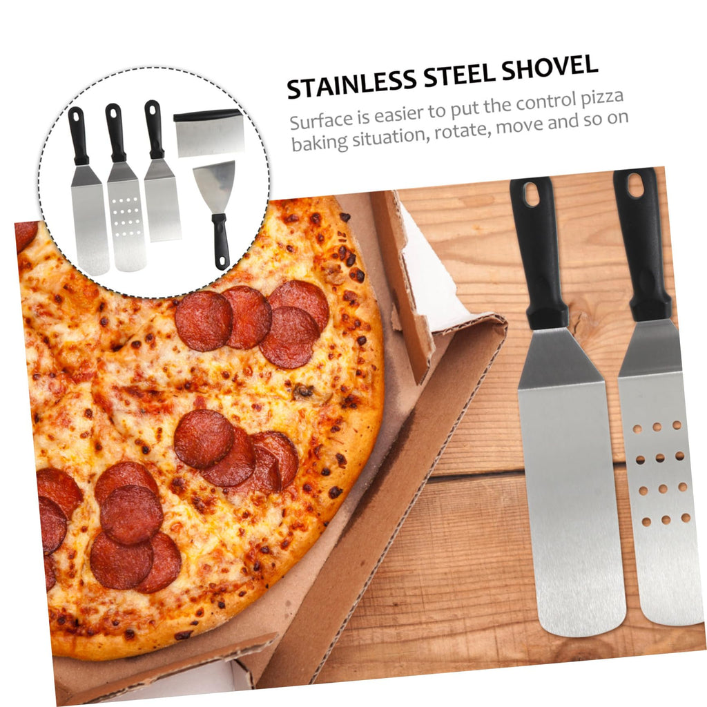 5-Piece Stainless Steel Pizza Peel Set