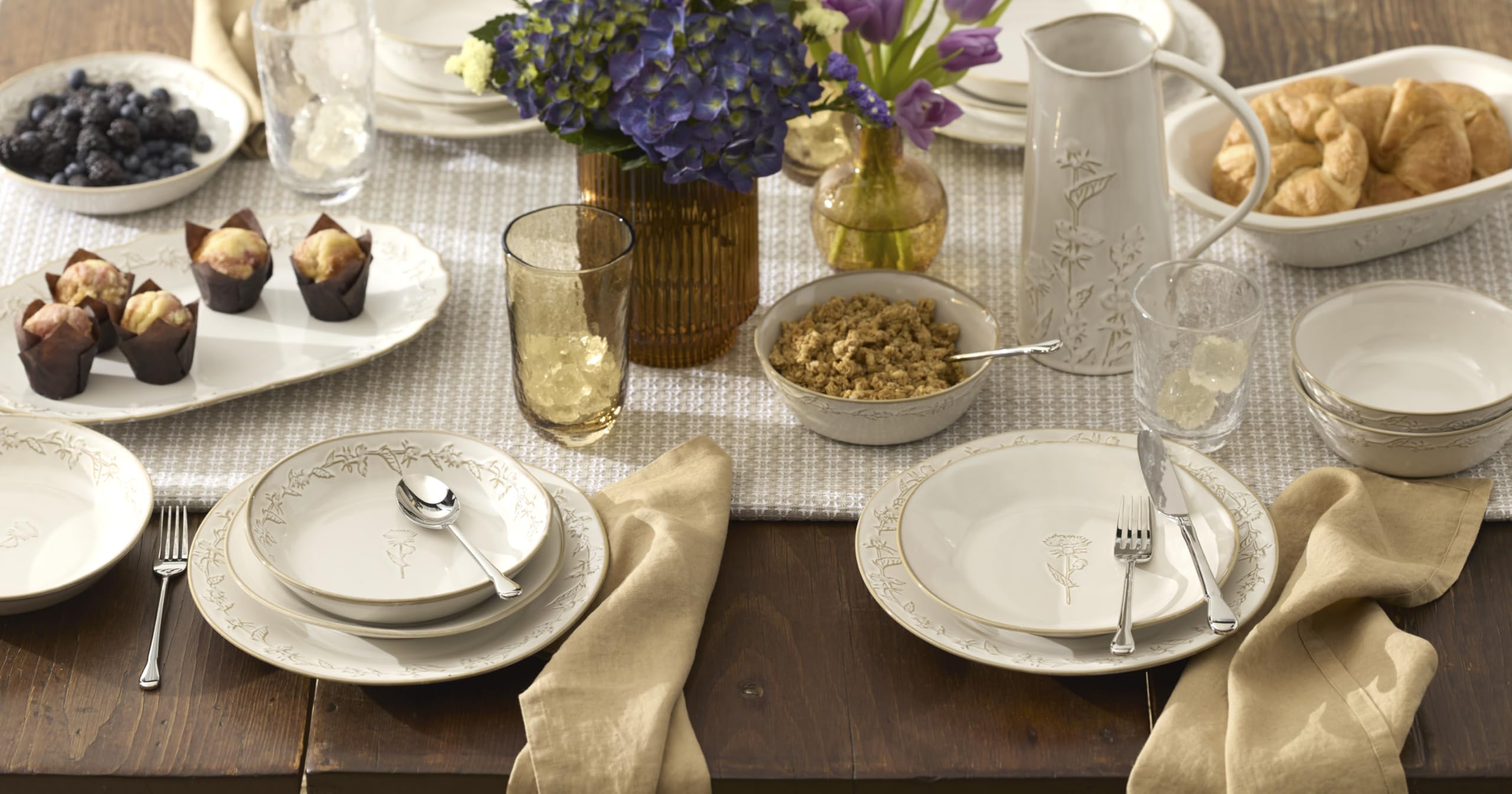 Lenox Homespun Dinnerware & Serveware Collection, Stoneware Tableware