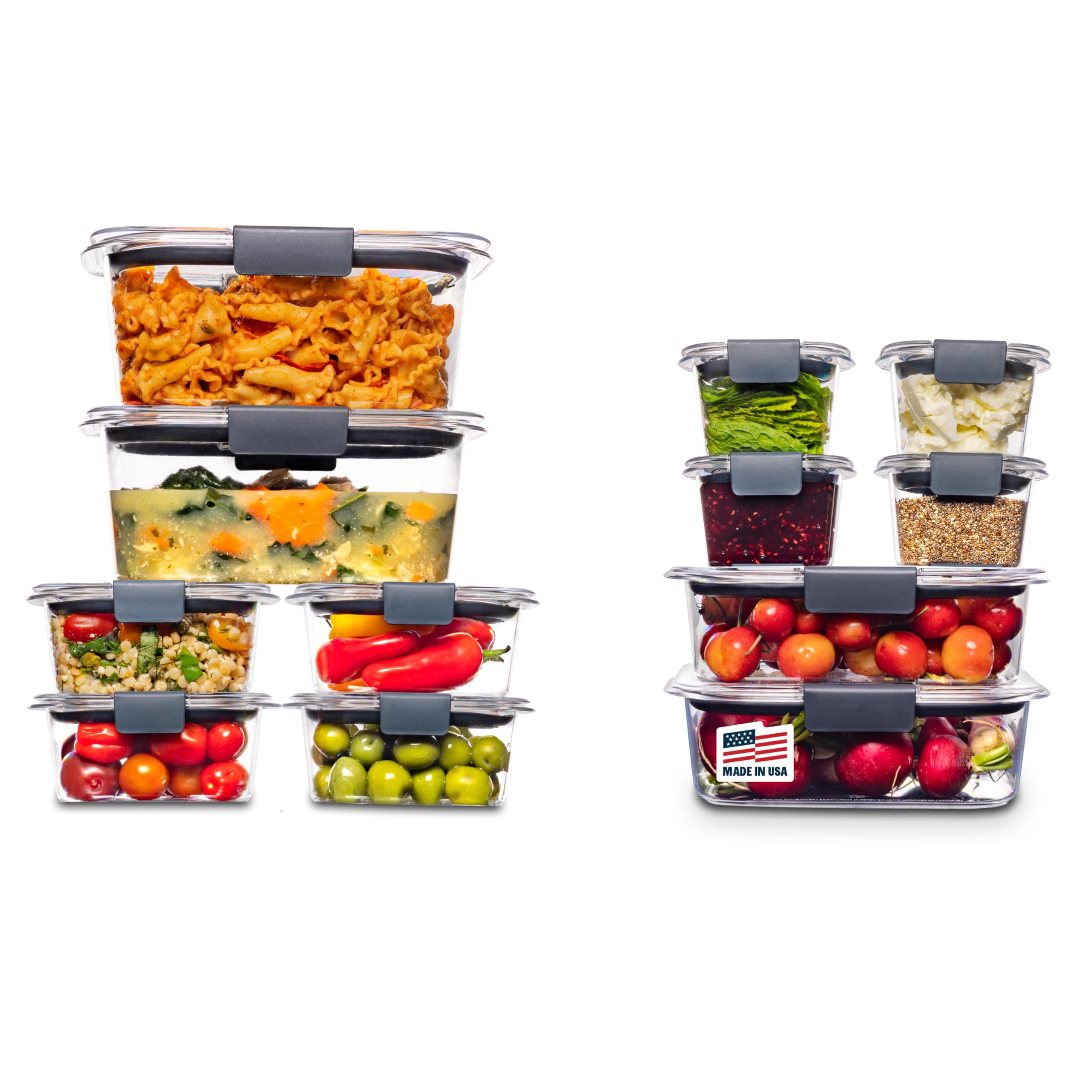 Rubbermaid Brilliance Food Storage Containers