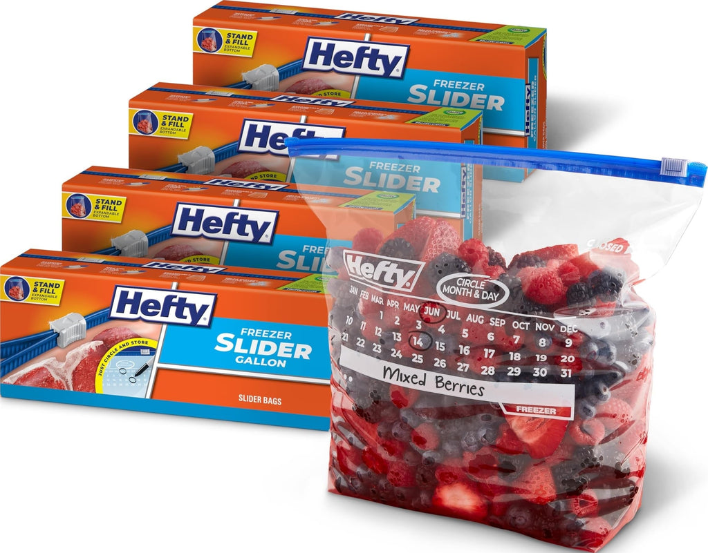 100-Piece Gallon Freezer Slider Bags