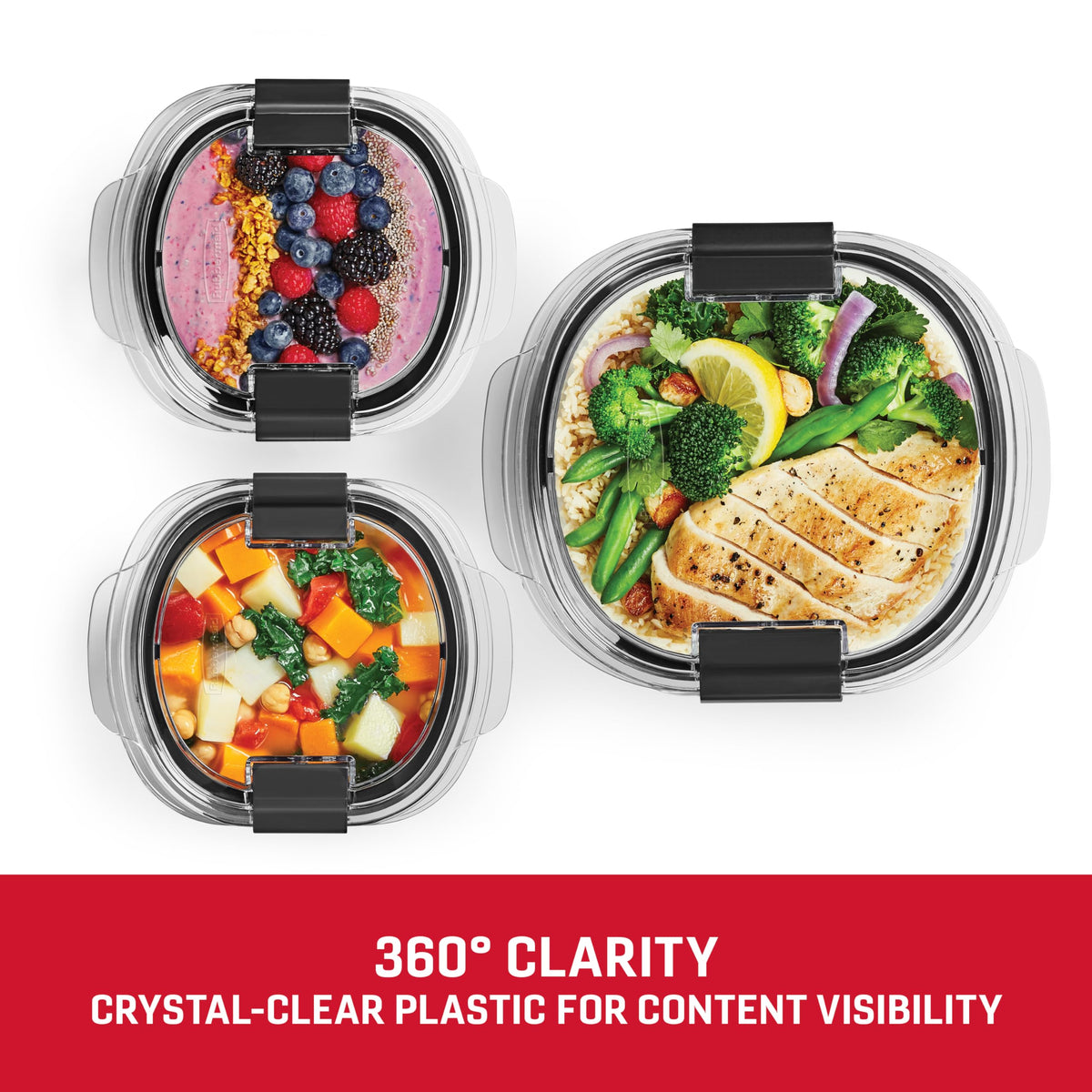 Rubbermaid Brilliance Food Storage Containers
