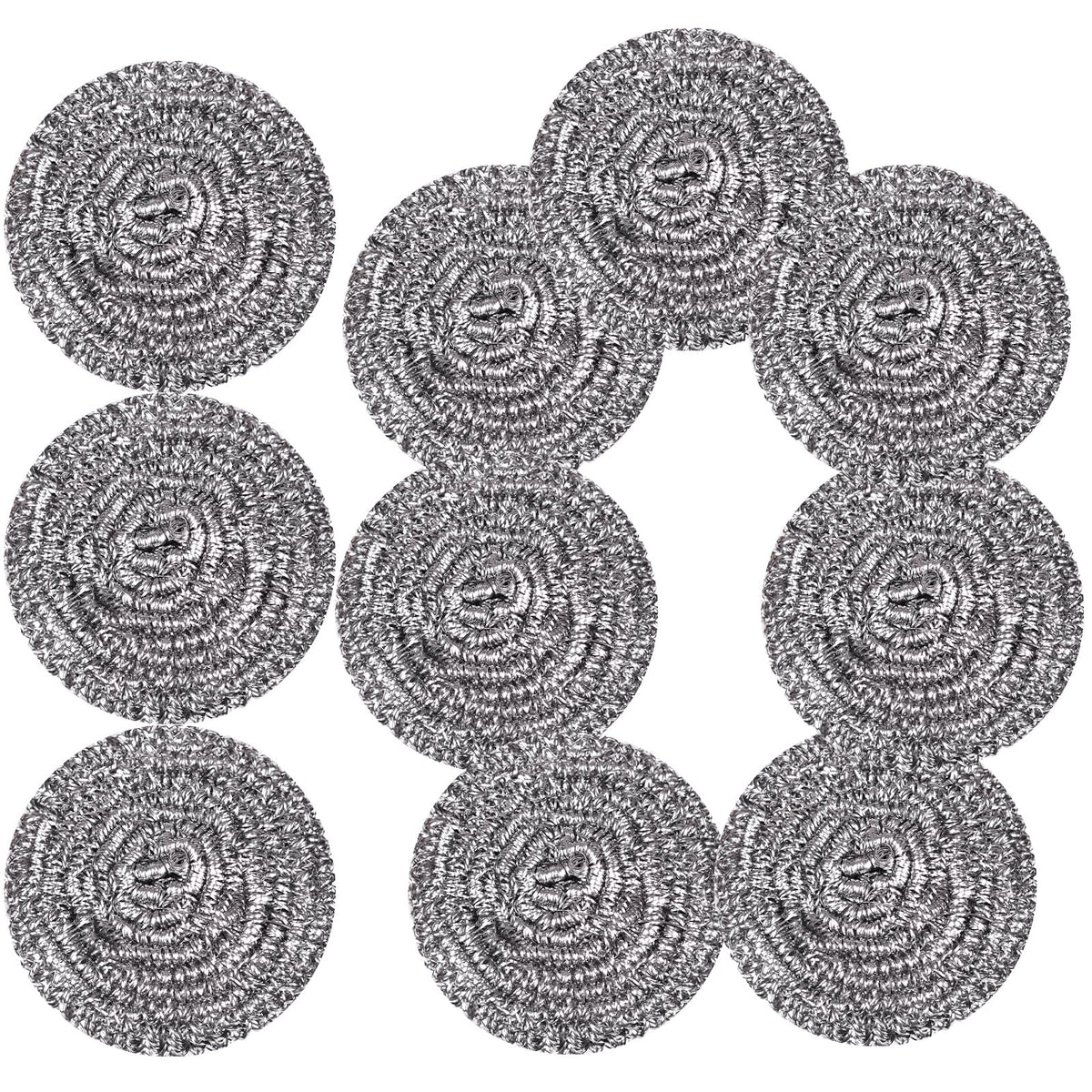 Stainless Steel Scrubbing Pad Set