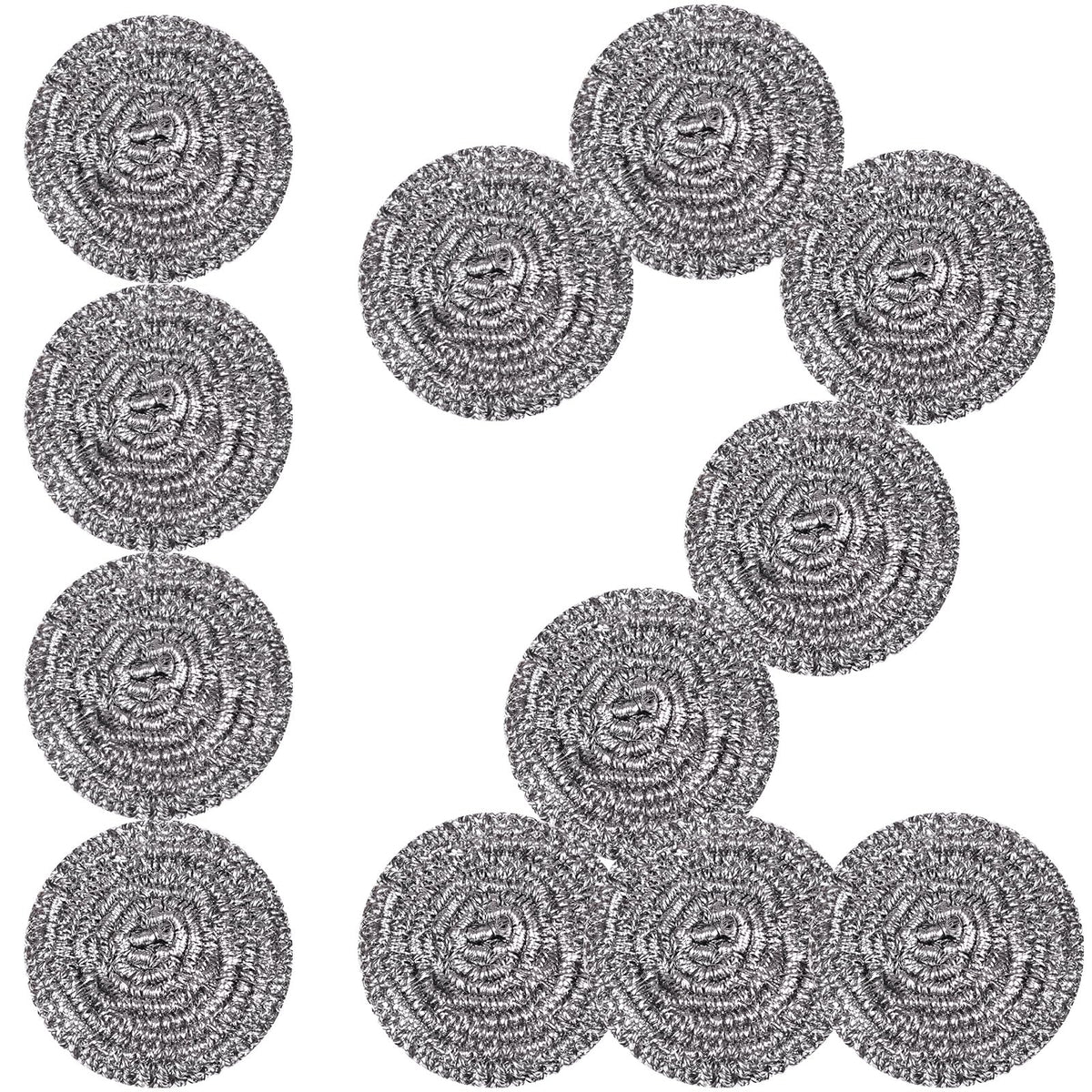 Stainless Steel Scrubbing Pad Set