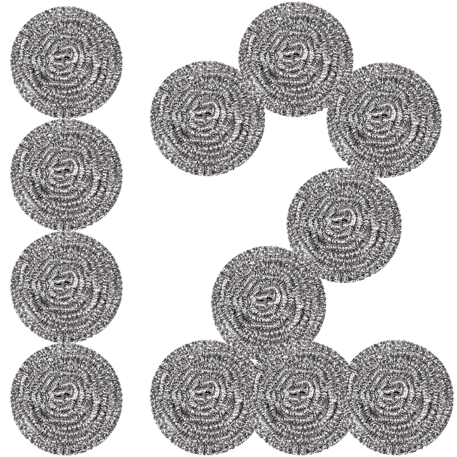 Stainless Steel Scrubbing Pad Set